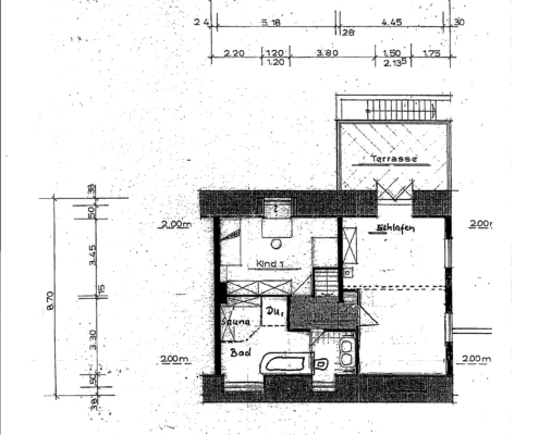 grundriß obergeschoß